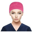 thumbnail image 1 of JJHGVB Nurse Caps for Women Surgical Caps for Women Scrub Caps for Men Scrub Hats Women Womens Hats Womens Caps Hot Pink One Size, 1 of 6