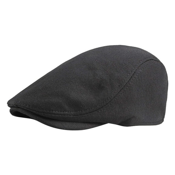 JJHGVB Paperboy Hats for Men Beret Hat Men Breathable Hats for Men Mens Beret Hats Womens Newsboy Hat Men's Newsboy Caps Paperboy Hat Black One Size