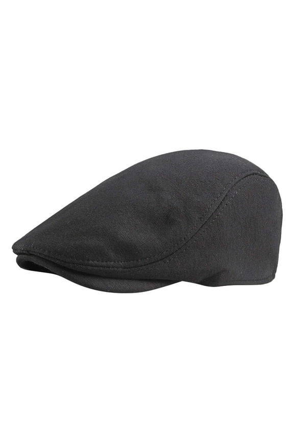 Paperboy Hats for Men Beret Hat Men Breathable Hats for Men Mens Beret Hats Womens Newsboy Hat Men's Newsboy Caps Paperboy Hat Black One Size