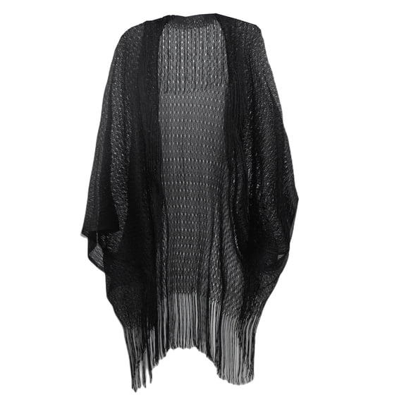 JJHGVB Shawls Wrap Party Scarf Soft Silky Scarves Wedding Evening Wrap Sparkling Formal Dress Scarf Silk Feeling Evening Blanket Scarf Beach Shawls shawl for women dressy Black 2 One Size
