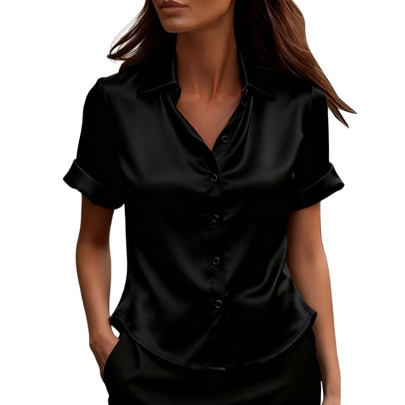 JJHGVB Short Sleeve Sweater Dressy Casual Tee Outfit for Women Comfort Sweatshirt Tops Casual T Shirts Short Sleeve Tops 2026 Loose Fit Going Out Shirts for Women Tee Tops Black L
