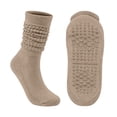 thumbnail image 1 of JJHGVB Slouchy Socks for Women, Scrunch Slouch Long Boot Socks Knee High Knit Tube Leg Warmers for Sneakers Athletic Khaki One Size, 1 of 5
