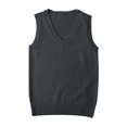 thumbnail image 1 of JJHGVB Sweater Vest Women Fall Sweaters for Women Thermal Sweater for Women Summer Vest for Women Sweater Tops for Women Womens Vest Top Womens Vest Dark Gray 2XL, 1 of 4