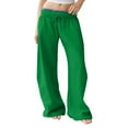 thumbnail image 1 of JJHGVB Sweatpants Women Wide Leg Sweatpants Long Sweatpants High Waisted Sweatpants for Women Woman's Pants for Woman Loose Fit Pants for Women Green XL, 1 of 7