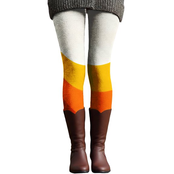 JJHGVB Thermal Leggings for Women Christmas Leggings Winter Pants for Women Work Slacks for Women Pants Casual Women's Casual Pants Work Pants Women Orange L