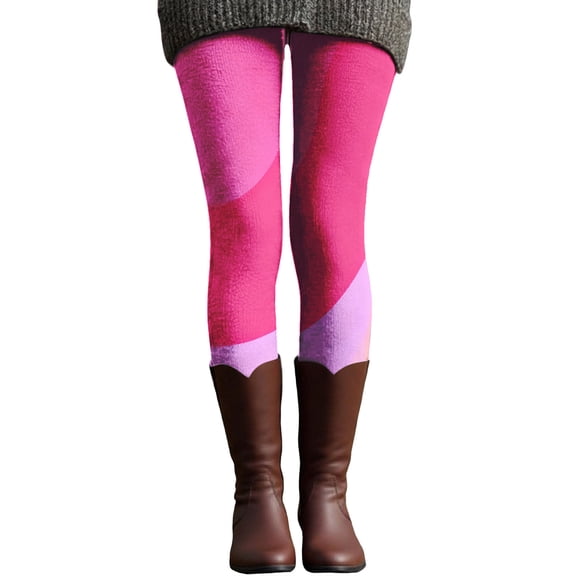 JJHGVB Thermal Leggings for Women Thick Leggings for Women Winter Pants for Women's Casual Pants Ladies Pants Dress Pants for Women's Work Pants Pink L