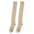 thumbnail image 1 of JJHGVB Thigh Knee High Socks Wide, Loose Fit long socks women's stockings thigh high stockings Leg Socks long Silk Stocking Knee-High Socks Comfortable Athletic Socks light socks for women B One Size, 1 of 4