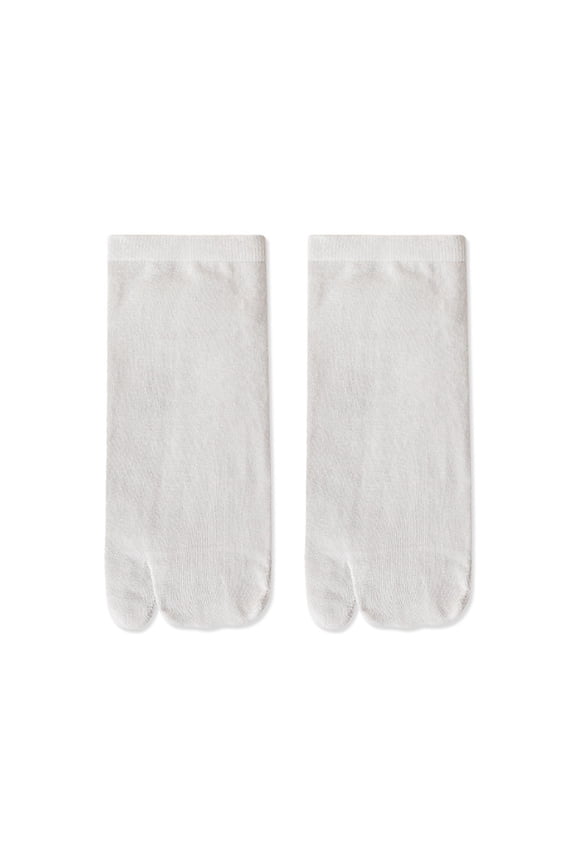 Toe Socks Cotton Socks Split Toe Design Separates Toes Bunion And A Bunion Pad Toe Friction And Hallux Valgus Socks for Women Gray One Size