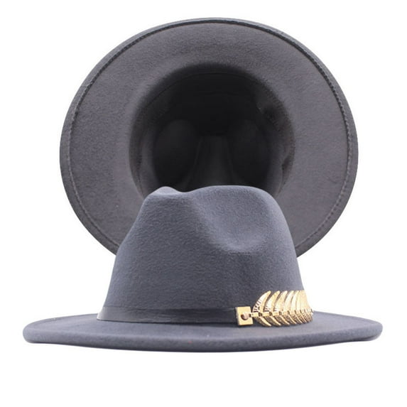 JJHGVB Top Hats for Women Fedoras for Men Dress Hats for Women Hat for Men Hats for Men Sun Hats for Men Mens Hats Dark Gray One Size
