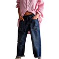 thumbnail image 1 of JJHGVB Wide Leg Jeans Wide Leg Jeans for Women Denim Trousers Pants with Pockets Casual Lounge Denim Pants Comfortable and Stylish palazzo pants Classic Long Casual Pants E XL, 1 of 9