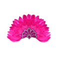 thumbnail image 1 of JJHGVB Women’s Festive Headband, Breathable Stretch Lace Hair Band with Gem Decoration, 20sinspired Flapper Headwear for Christmas Parties, and Evening Occasions Hot Pink One Size, 1 of 4