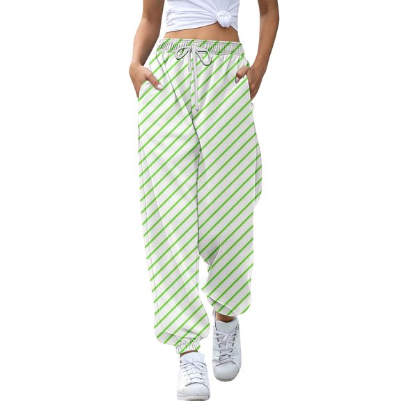JJHGVB Womens Sweatpants with Pockets Drawstring Pants Women Jogger Sweatpants Women Womens Comfy Pants Gym Pants Women Sweatpants Ladies Sweatpants Green L