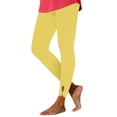 thumbnail image 1 of JJHGVB Yoga Pants Stretchy Pants for Women Fall Leggings Trousers for Women Comfortable Work Pants Women Trousers Pants for Women Petite Ladies Pants Casual Yellow 3XL, 1 of 4