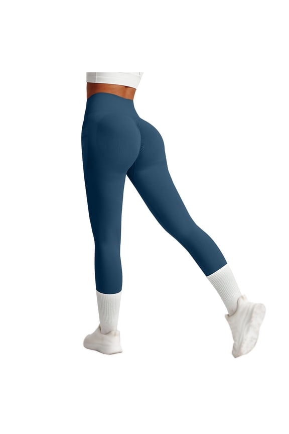 Yoga Pants Women Butt Lifting Leggings for Women Squat Proof Leggings for Women Sweatpants Womens Trousers Athletic Pants for Women Trousers Pants for Women Petite Navy S