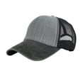 thumbnail image 1 of JJHGVB baseball cap Classic Baseball Cap Plain hats Women Men Hat Fits All Season Baseball Cap Men's Athletic Baseball Fitted Cap sports and outdoors cap low brim Hats Gift for Men Gray One Size, 1 of 4