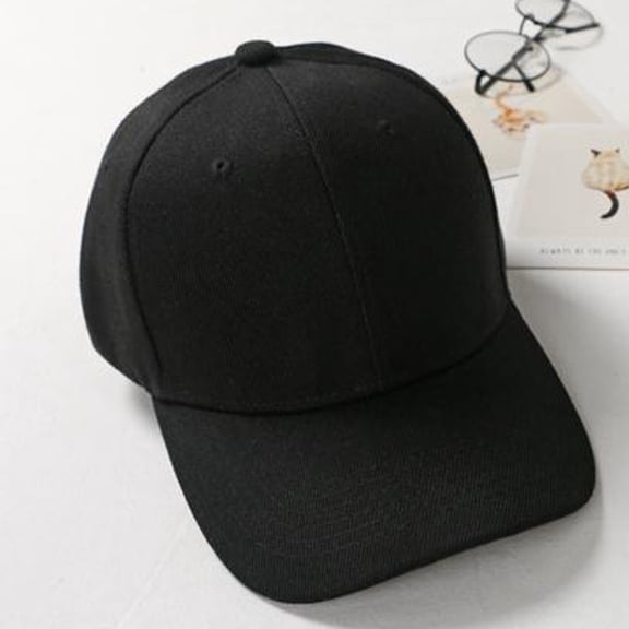JJHGVB baseball cap mesh hats for men men's hats & caps Men's Athletic Baseball Fitted Cap Classics Retro Cap Plain hats fitted hat running hat Classic Baseball Cap low brim Black One Size