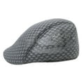 thumbnail image 1 of JJHGVB beret hat Artist Hat flat caps Flat-topped beret french beret hats for women beret hats for women hats for women Soft, round-crowned cap Solid Color Cap for Women Dark Gray One Size, 1 of 1