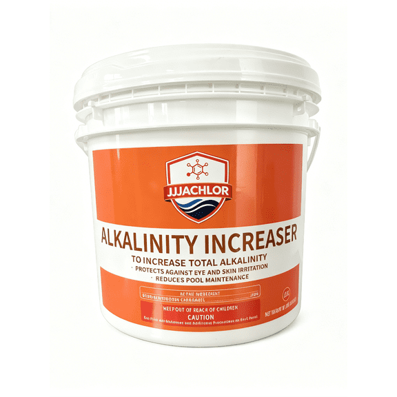 JJJACHLOR Alkalinity Increaser 10 LBS  100% Sodium Bicarbonate, Raises Total Alkalinity & Stabilizes Pool Water pH for Swimming Pools