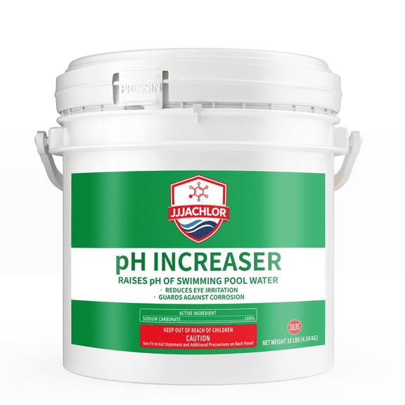 JJJAchlor pH Increaser, White Powder & Granular Water Balancer, Raise pH Level Without Affecting Total Alkalinity, Prevent Equipment Corrosion & Excessive Chlorine Loss
