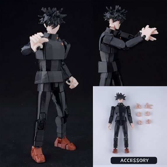 JJK Figures 3D Printed Movable Joints Interchangeable Prats Gojos Anime Figure Choso Geto Suguru Ryomen Sukuna Anime Action Figurine