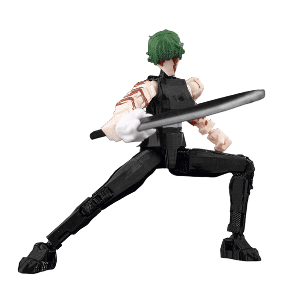 JJK Figures Poseable Multi Jointed 3D Printed Anime Toys Robot Statues Collectible Display Desk Decorations