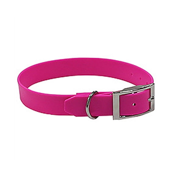 JJKBV Collar Equipped with Strong Double Clasps and D Shaped Rings Coated Adjustable Nylon Collar and Chew Collar Suitable for