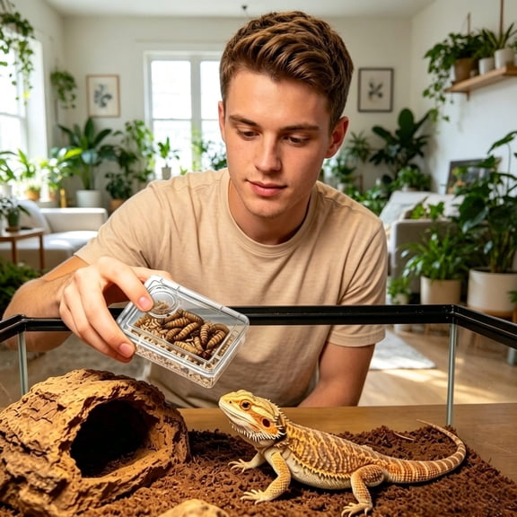 JJKBV High Reptile Feeding Dish For Terrariums – Tray For Mealtimes And Easy Cleaning