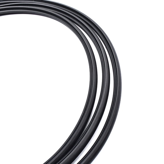 JJMY 16FT RV Rain Gutter Plastic Drip Rail PVC Rain Van Strip Roof J Shape Universal