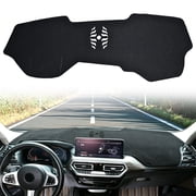 JJMY Anti-Glare Dashboard Mat Dash Cover Black For BMW X3 X4 2018-2025 Accessories