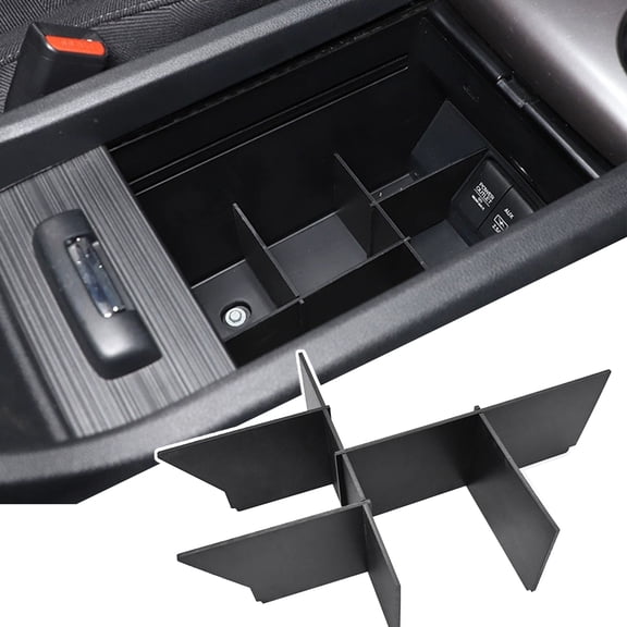JJMY Car Center Console Armrest Storage Box Insert Divider For Honda Pilot 2016-2022 , 1 Pack