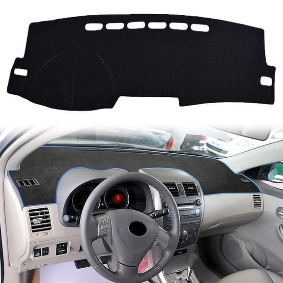 JJMY Car Dashboard Cover Pad Anti-Slip Dashmat Dash Mat For Toyota Corolla 2007-2013