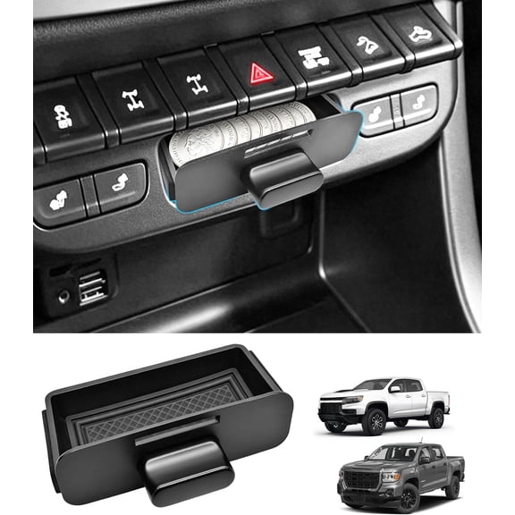 JJMY Center Console Organizer Hidden Cubby Drawer for 2015-2022 Colorado & GMC Canyon, 1 Pack