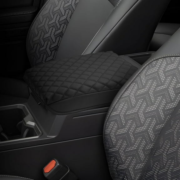 JJMY Custom For 2024-2025 Toyota Tacoma Center Console Armrest Cushion Cover Pad