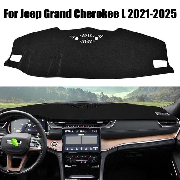 JJMY Custom For Jeep Grand Cherokee L 2021-2025 Car Dashboard Pad Dash Cover Mat , 1 Pack