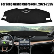JJMY Custom For Jeep Grand Cherokee L 2021-2025 Car Dashboard Pad Dash Cover Mat , 1 Pack