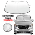 thumbnail image 1 of JJMY For 1996-2025 Chevy Express 1500 Car Windshield Sun Shade Ray Block Sun Visor , 1 Pack, 1 of 11
