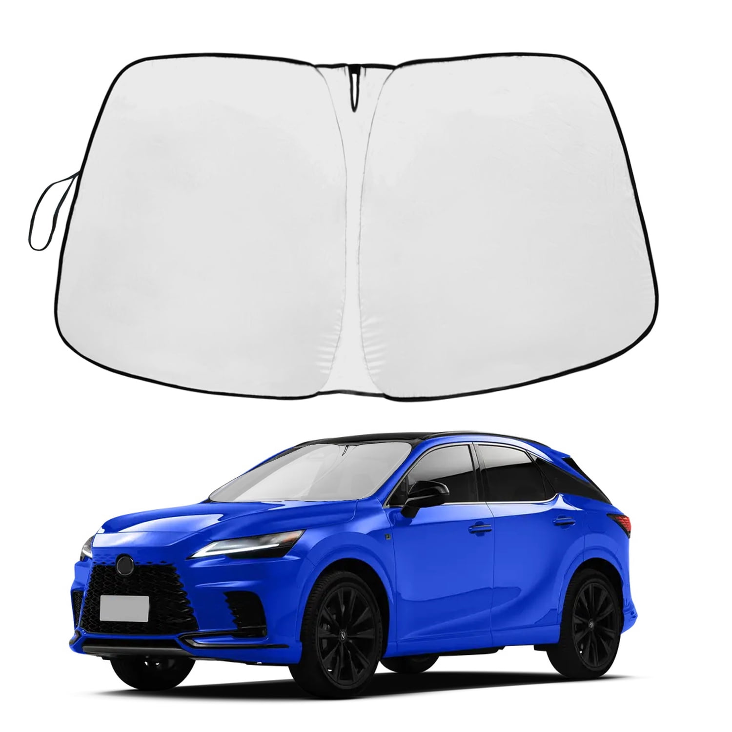 JJMY For 2010-2015 Lexus RX Car Windshield Sun Visor Shade Cover Heat ...