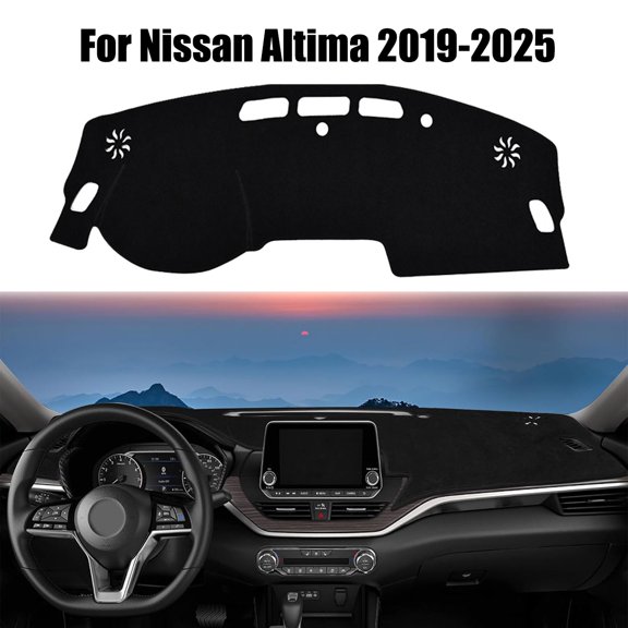 JJMY For 2019-2025 Nissan Altima Car Dashboard Cover Dash mat Non slip Pad