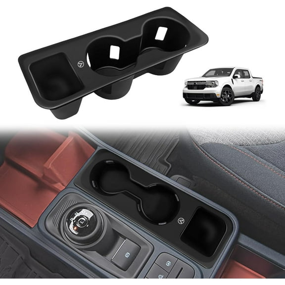 JJMY For 2022-2025 Ford Maverick Car Center Console Drink Cup Holder Insert Organizer , 1 Pack