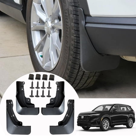 JJMY For 2023-2026 Honda CRV Front & Rear Splash Fender Guards Mud Flaps Mudguards