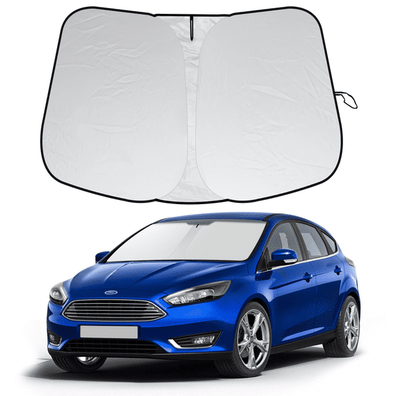 JJMY For Ford Focus 2012-2018 Car Windshield Sun Shade Cover Visor Protector UV Blocking