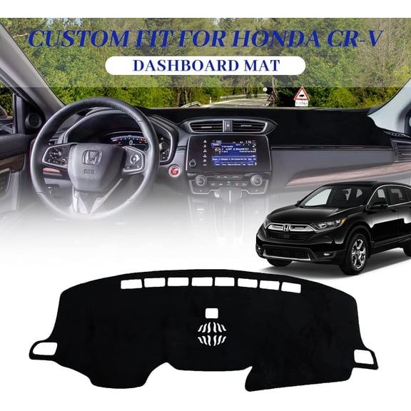 JJMY For Honda CR-V CRV 2017-2022 Anti-Slip Dash Cover Mat Dashboard Sun-proof Pad