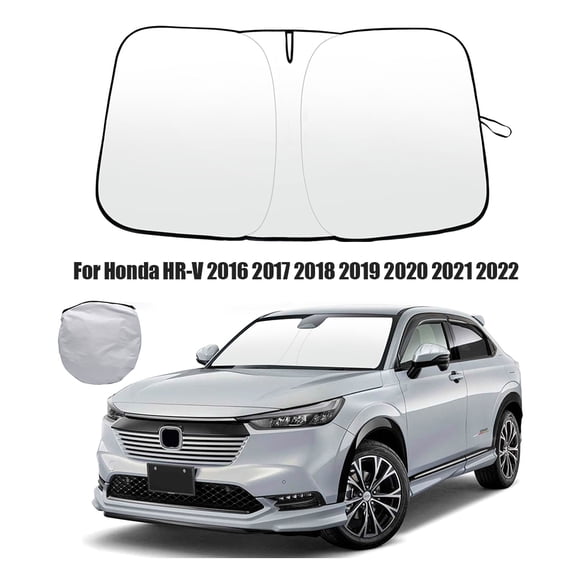 JJMY For Honda HR-V 2016-2022 Car Windshield Sun Shade Window Visor UV Heat Block , 1 Pack