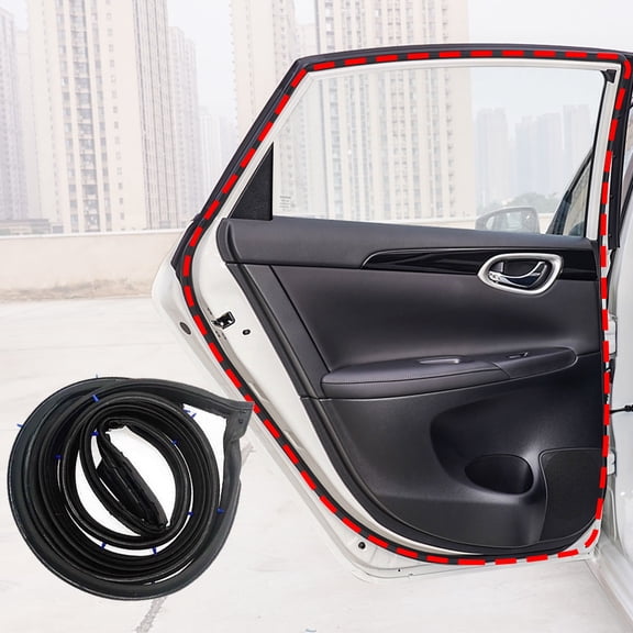 JJMY Front Left Door Rubber Open Weatherstrip Seal Trim For Nissan SENTRA 2013-2018
