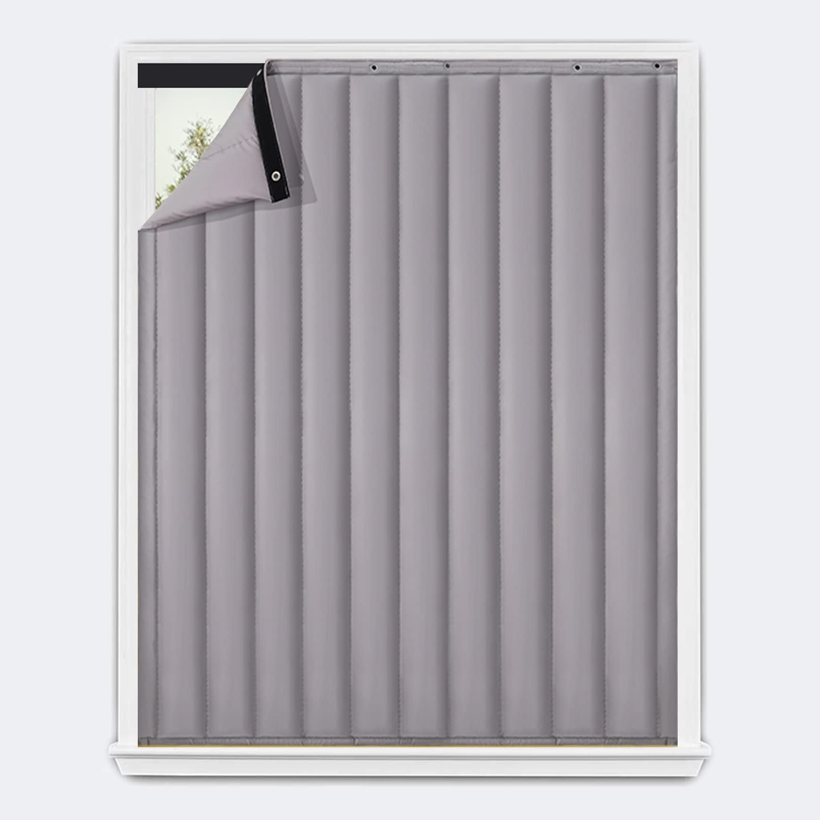 JJPSQHRV Soundproof Blanket Home Thermal Insulated PU Curtain Heavy