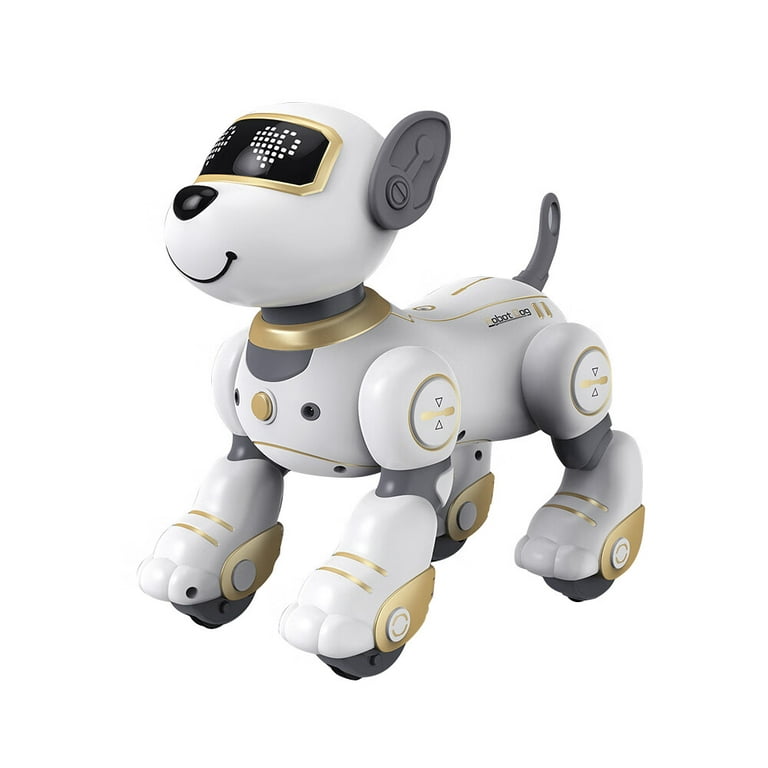 Robot Dog, Smart Puppy Toys LED Record Robot Pet for Kids Children