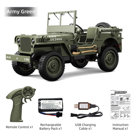 JJRC Cross-Border New Model C8815 Full Scale 1:10 Simulation Model Off-Road Car Four-Wheel Drive 2.4G Remote Control Car Toy