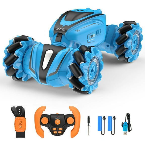 JJRC Q110 RC Stunt Car Remote Control Off Road Buggy Gesture Sensor 4WD Twist Drift Car Toy for Boys Gift