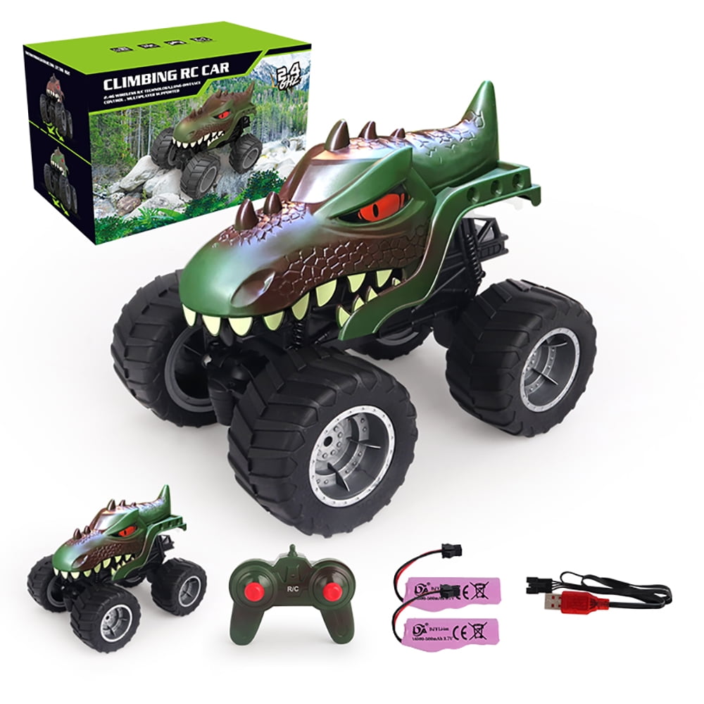 JJRC Q148 Remote Control Dinosaur Car for Kids RC Monster Truck Buggy Boys Dinosaur Climbing Car