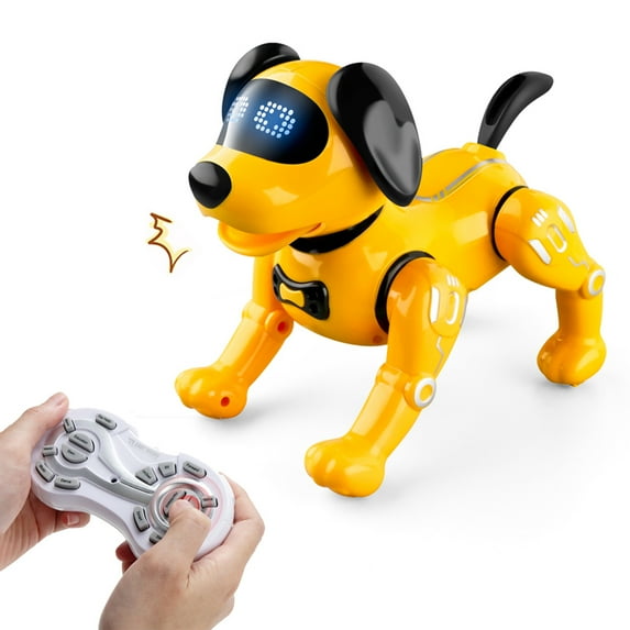 JJRC R19 Remote Control Robot Dog Electronic Pets Programmable Stunt Puppy RC Toy Dog for Boys Girls